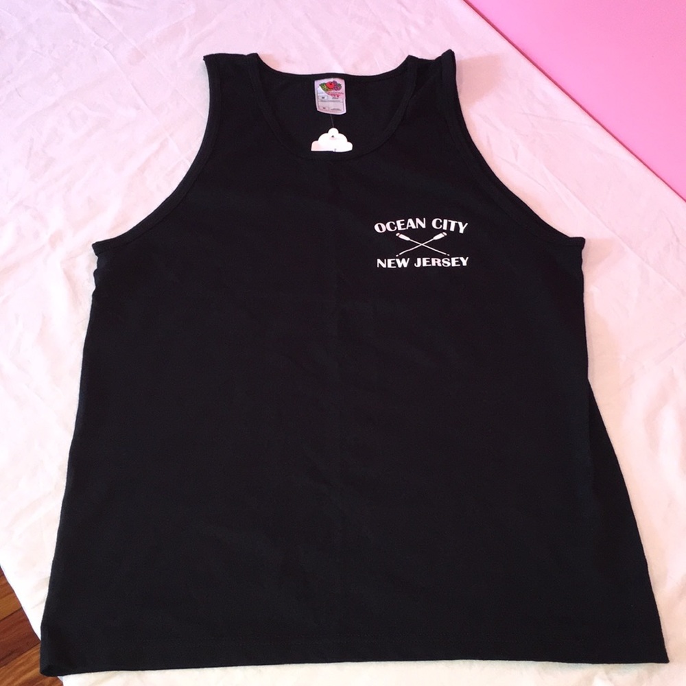 Ocean City Men’s Black Tank Top Medium